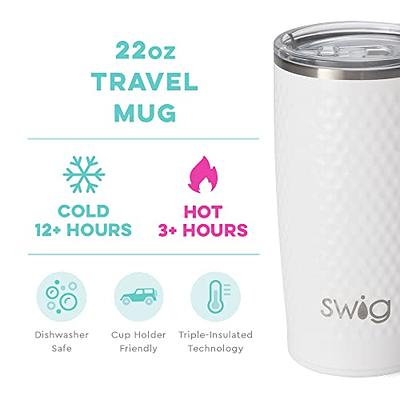 Swig Life 22oz Travel Mug  Insulated Stainless Steel Tumbler with