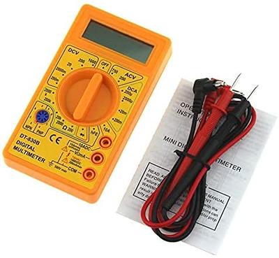 White Deer Multimeter, DT-830B Amp Volt Ohm Tester Ammeter