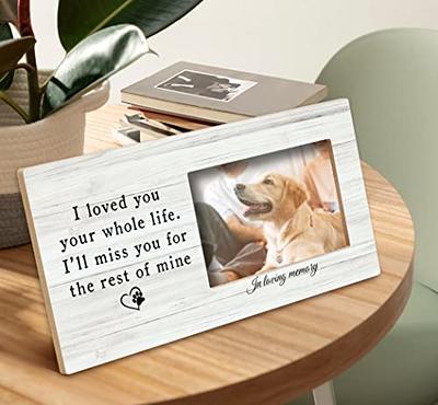 SRADMO Pet Memory Picture Frame,Pet Dog Cat Memorial 12×6 inch Wooden  Tabletop Photo Frame for Pet Owners,Pet Loss Sympathy Gift,Sympathy Gifts  for Loss Of Dog,Passed Away Dog Memorial Gifts - Yahoo Shopping