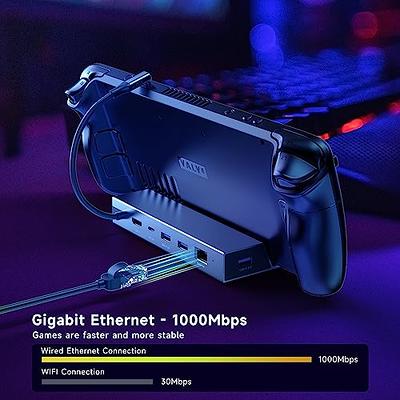 For ROG Ally Dock Console Hub 4K 60Hz USB C Docking Station Gigabit  Ethernet 1000Mbps Dock Stand Type C USB 3.0 2.0 PD 100W