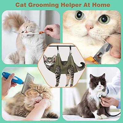 ATESON Pet Dog Grooming Hammock Harness for Nail Trimming, Dog Sling for Cutting Nail, Dog Hanging Holder Hanger for Clipping Nail with Nail Clippers