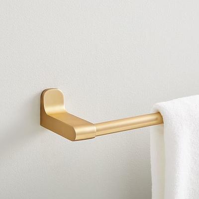 Mid-Century Contour Bath Hardware - Matte Black