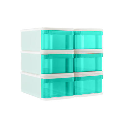 Case of 4 Large Tint Stacking Drawers Clear - Yahoo Shopping