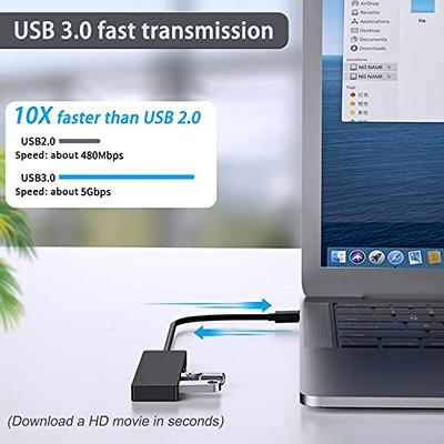 5 Port Usb Hub For Ps4 Slim Edition, Usb 3.0/2.0 High Speed