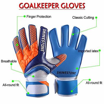 Goalie Goalkeeper Gloves Strong Grip Soccer Goalie Gloves Soccer Gloves  With Finger Protection Prevent Injuries Gloves For Adult