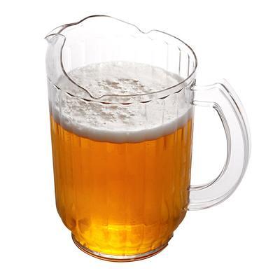 Plastic Beer Pitcher, 60oz by Choice at WebstaurantStore