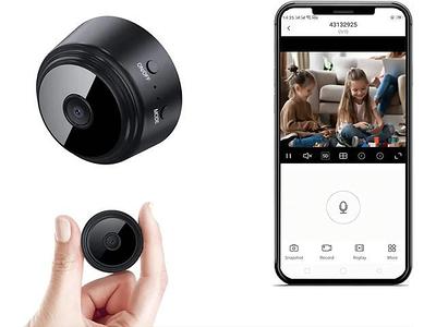  Newfun Hidden Camera Spy Camera 1080P HD WiFi Mini Wireless  Camera, Small Nanny Cam with Night Vision, Pet Dog Camera Indoor Baby Camera,  Security Surveillance Camera : Electronics