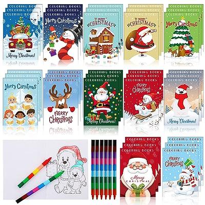 Qeeenar 72 Pcs Christmas Coloring Book Bulk for Kids Include 36 Christmas  Coloring Pages with 36 Crayons for Holiday Party Favors Goodie Bag Stuffer  Classroom Reward - Yahoo Shopping