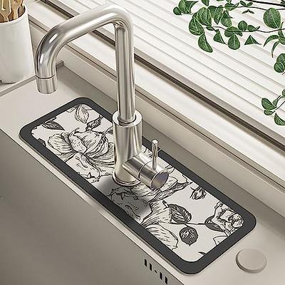 Kitcheniva Silicone Faucet Drain Pad Drip Tray