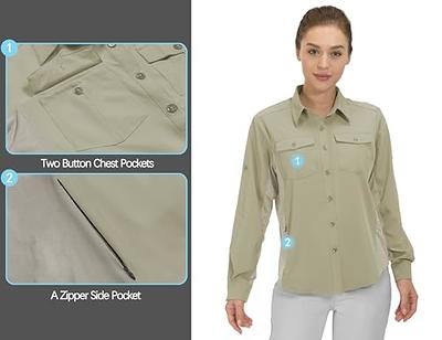 Little Donkey Andy Women's Lightweight Stretch Quick Dry Water Resistant  Outdoor Shirts UPF50+ for Hiking, Travel, Camping Khaki Size M - Yahoo  Shopping