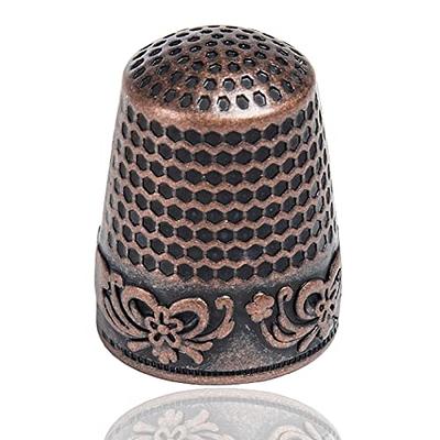 TXSN 4PCS Sewing Thimbles, Metal Thimble for Hand Sewing Finger Protcetor  Accessories DIY Sewing Tools, Red Bronze - Yahoo Shopping