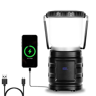 Raynic 6000 LED Camping Lantern Rechargeable, 650LM Hand Crank