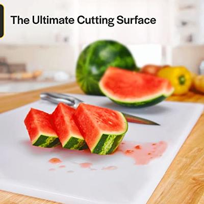 Thirteen Chefs Cutting Boards for Kitchen - 30 x 18 x 0.5 White Color  Coded Plastic Cutting Board with Non Slip Surface - Dishwasher Safe  Chopping Board - Yahoo Shopping