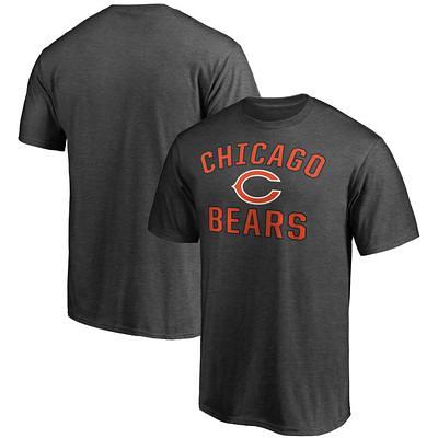 Men's Nike Heathered Gray Chicago Bears Primary Logo T-Shirt