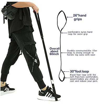 Fanwer 35-44 Inch Long Leg Lifter Strap - Multi-Loop Adjustable