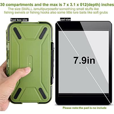 Goture Small Tackle Box, Waterproof Fishing Lure Boxes, Storage Case Bait  Plastic Accessories Containers Green SMALL 7.8'' X 4.2'' X 1.8'' - Yahoo  Shopping