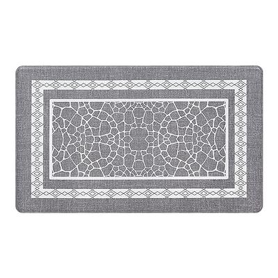 ASPMIZ Modern Kitchen Floor Mat Anti Fatigue Cushioned, Marble