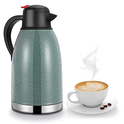 Thermal Coffee Carafe 20 Oz Double Walled Insulated Pitcher, Hot Water,  Coffee, Tea Thermos Carafe For Hot Liquids Drinks - Keep Water Hot/Cold 6+  Hours (Red) - Yahoo Shopping