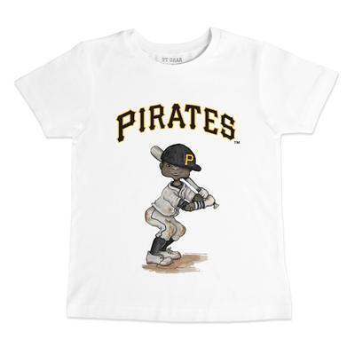 Lids Pittsburgh Pirates Tiny Turnip Women's Heart Bat T-Shirt - Black