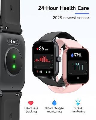  TOOBUR Fitness Tracker Watch with Heart Rate/Blood Oxygen/Sleep  Tracker/IP68 Waterproof, Activity Tracker with Pedometer Step Counter,  Health Watch for Women Men with 14 Sports Compatible Android iOS : Sports &  Outdoors