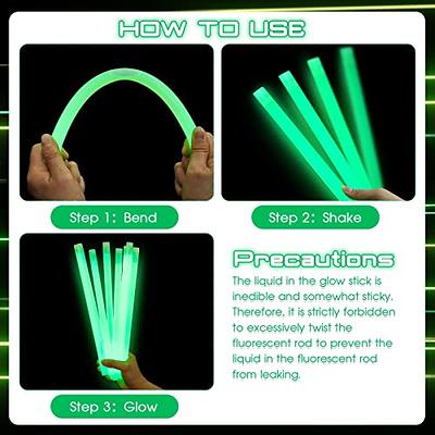 Glow Sticks Halloween Decorations, Glow Sticks Glow Stick Party Kits 100pcs  Fluorescent Neon Dark Party Supplies For Kids Glow Stick Party Wedding Hal