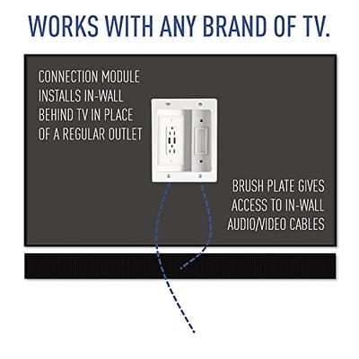 Legrand - In-Wall TV Power Kit - White