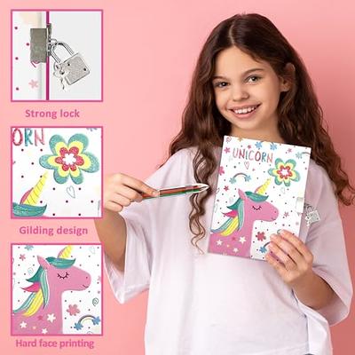 Girls Diary with Lock, Kids Journal Stationary Set for Pre School Teen  Learning Writing Drawing Age 6,8,10,12 Years - AliExpress