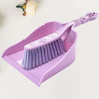 1pc Pink Mini Plastic Dustpan & Brush Set For Desktop Cleaning, Office &  Computer Keyboard