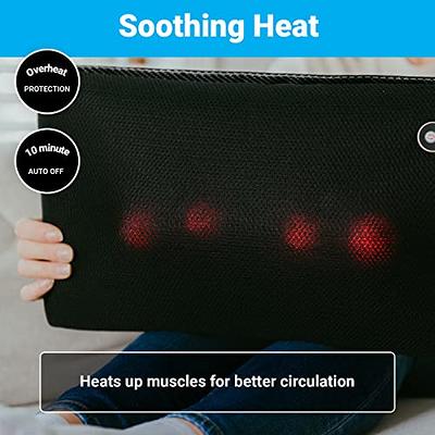 Medcursor Neck and Shoulder Massager with Heat, 3D Shiatsu Deep Tissue  Kneading Massage Pillow for Back, Leg, Body Muscle Soreness Relief, Home,  Office, and Car Use 