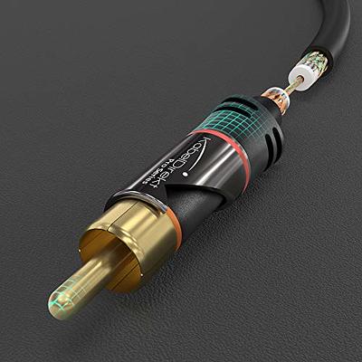 3.5mm 1/8-Inch Male Mini Plug Stereo Audio Cable (12ft) 