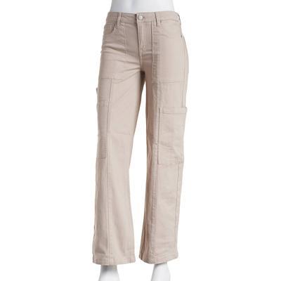 Women's Mid-rise Cargo Baggy Wide Leg Utility Jeans - Wild Fable™ Brown  Wash : Target