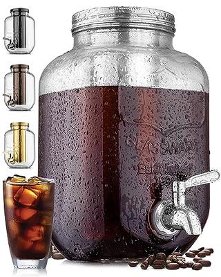 Oranlife Non-electric Coffee Percolators, Cold Brew Coffee Maker, Portable  Iced Coffee and Tea Infuser with Airtight Lid, Reusable Stainless Steel  Mesh Filter for Iced Tea/Coffee, 3cup, 26oz - Yahoo Shopping