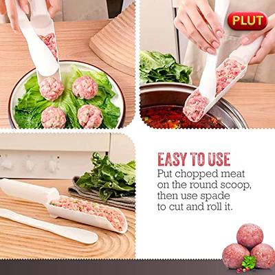  Stainless Steel Meatball Scoop Ball Maker with Anti-slip  Handles for Home Use (Red): Home & Kitchen