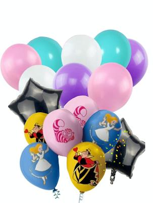 Alice, Wonderland, Latex, Balloons, Birthday, Girl, Decoration