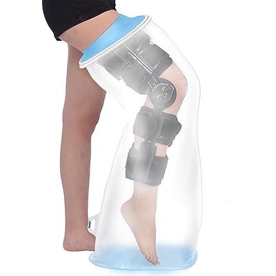 YUNCHI Upgraded Extra Wide Full Leg Cast Cover for Shower after Knee  Surgeries with Non-Slip Bottom for Leg Wounds, Bandage, Large Cast, Knee  Immobilizer/Brace, Walking Boots, Reusable - Yahoo Shopping