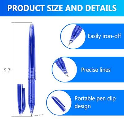 lyforx 12pcs Heat Erasable Pens for Fabric Fabric Marking Pens