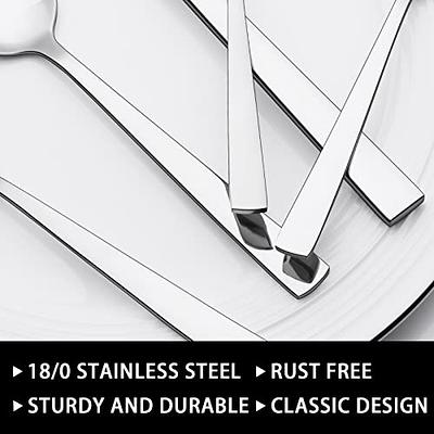 Hentges Silverware Set, 60-Piece Stainless Steel Flatware Set