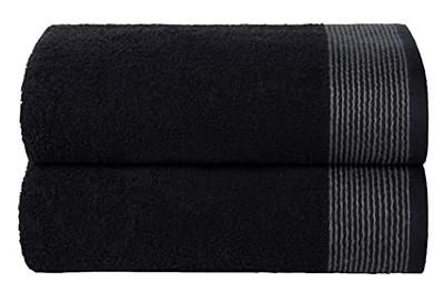 Belizzi Home Cotton 2 Pack Oversized Bath Towel Set 28x55 inches, Large  Bath Towels, Ultra Absorbant Compact Quickdry & Lightweight Towel, Ideal  for