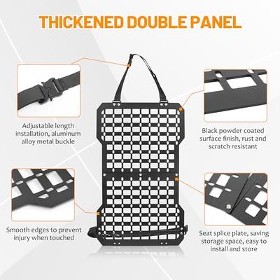 Vehicles Seat Back Organizer Tactical Molle Panels for Modular Storage ABS  Plastic Car Interior Accessories