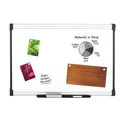 Realspace Magnetic Dry Erase Whiteboard 48 x 72 Silver Frame
