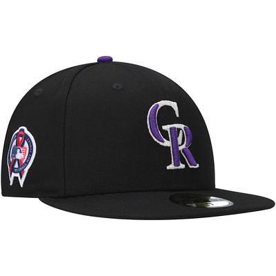 Men's New Era White Colorado Rockies 25th Anniversary Side Patch