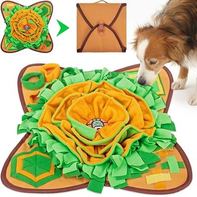 Topand Snuffle Mat for Dogs, Pet Interactive Feeding Mats Puzzle Toys,  Encourages Natural Foraging Skills for Cats Dogs, Activity Fun Play Mat for
