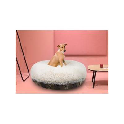 Bessie + Barnie Signature Bagel Bolster Cat & Dog Bed with