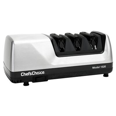 Chef'sChoice 2-Stage Electric Knife Sharpener, White/Orange, D202 