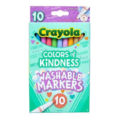 Crayola 10-ct. Colors of Kindness Fine Line Washable Markers, Multicolor -  Yahoo Shopping