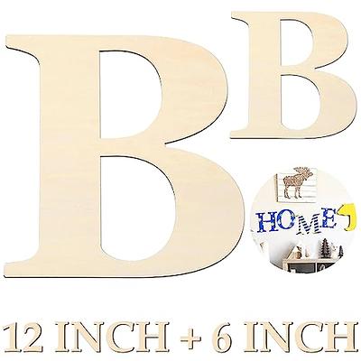 Large Wooden Letters 12 inch Wood Letters for Crafts Projects