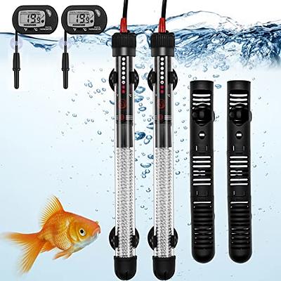 Aquarium Thermometer, Compact Waterproof Fish Tank Temperature