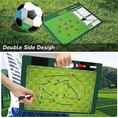 Torlam Magnetic Soccer Coaching Board Dry Erase Soccer Tactics Clipboard  for Coach Gifts, Whiteboard Clipboard Football Soccer Training Gear Kit  Coach Equipment Accessories 24 Magnets, Double-Sided - Yahoo Shopping