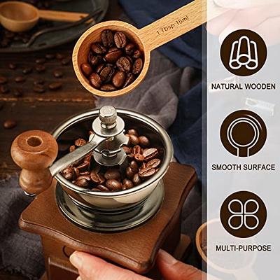 Coffee Scoops Set, 2 Piece Coffee Measuring Spoons, 1 Tbsp(15ml) & 1 Tbsp(30ml),2  Piece Long Coffee