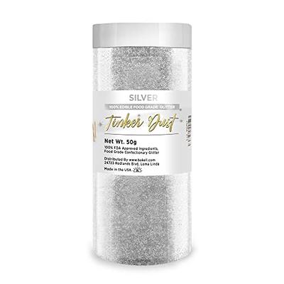 BAKELL Black Edible Glitter Spray Pump, (25g), TINKER DUST Edible Glitter, KOSHER Certified, 100% Edible Glitter